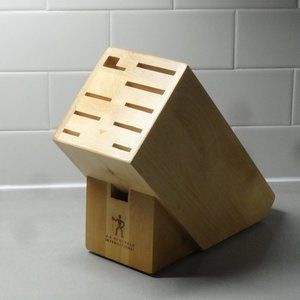J. A. Henckels International ~ Hardwood Knife Block ~ 10 Slot ~ NEW